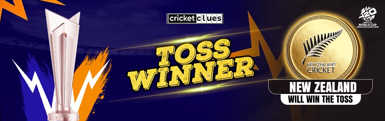 NEW ZEALAND WILL WIN THE TOSS