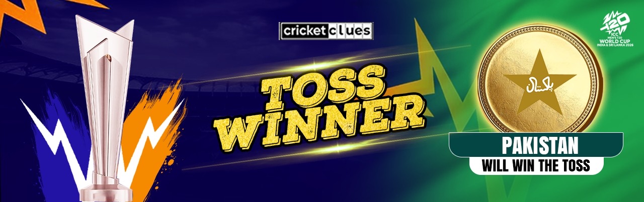 PAKISTAN WILL WIN THE TOSS