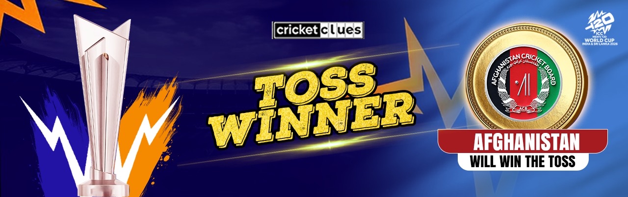 AFGHANISTAN WILL WIN THE TOSS
