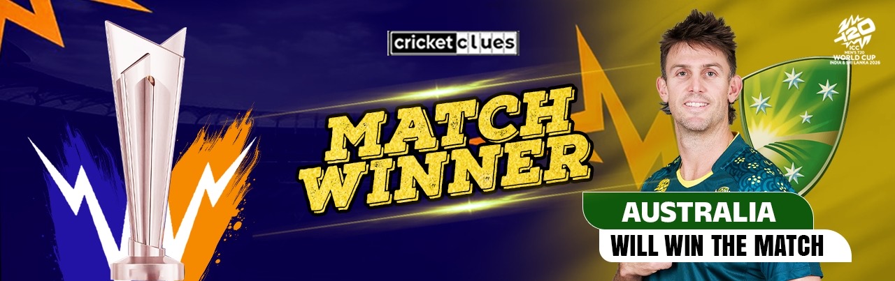 AUSTRALIA WILL WIN THE MATCH