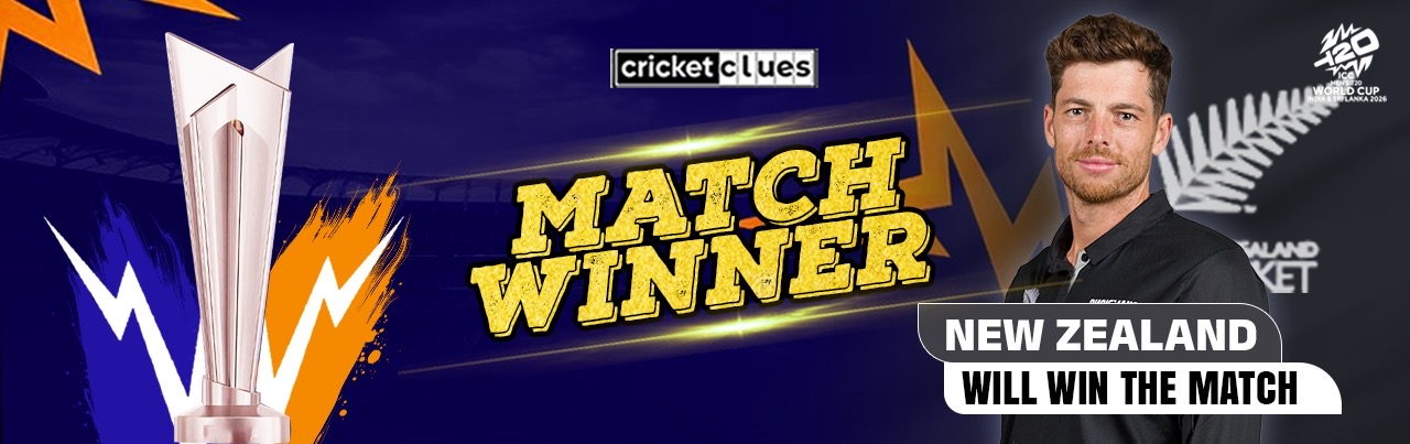 NEW ZEALAND WILL WIN THE MATCH