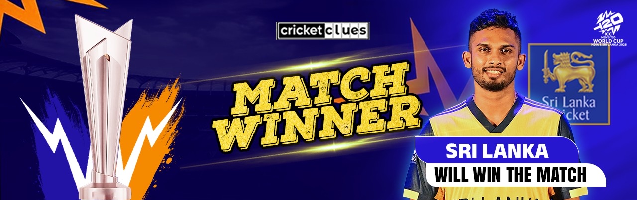 SRI LANKA WILL WIN THE MATCH