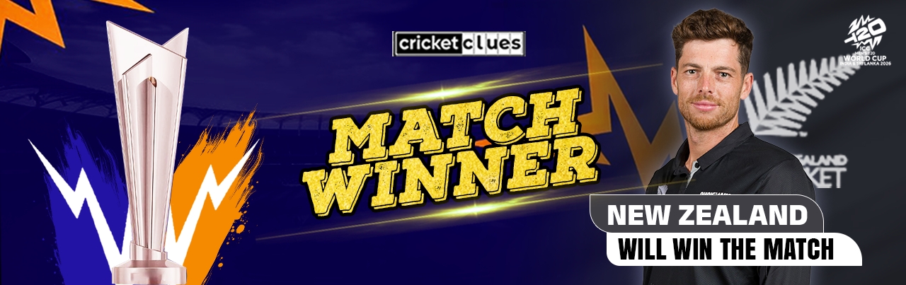 NEW ZEALAND WILL WIN THE MATCH